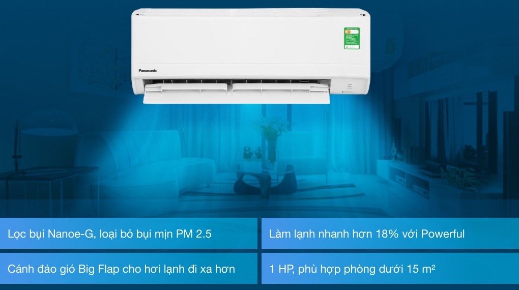 Máy lạnh Panasonic 1 HP CU/CS-N9WKH-8M Hình 6