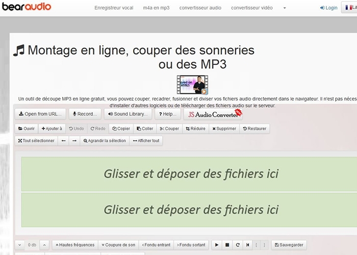 Trang web bearaudiotool.com