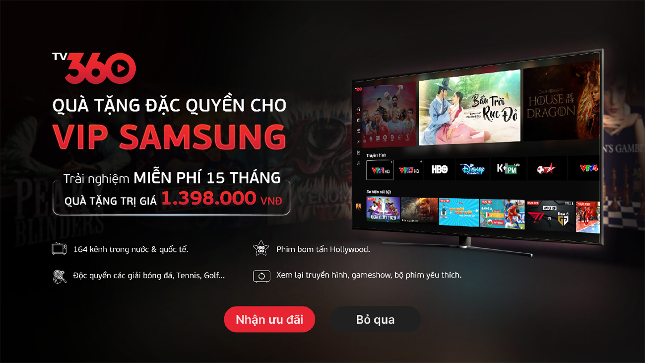 Cách kích hoạt gói ứng dụng tivi Samsung đơn giản, dễ làm tại nhà 3