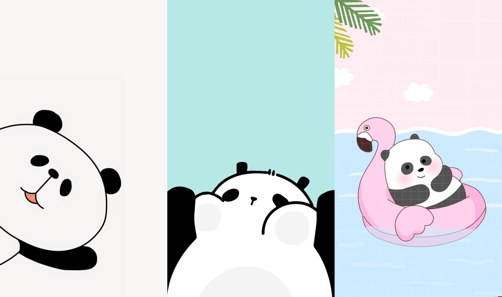 Gấu trúc hoạt hình dễ thương