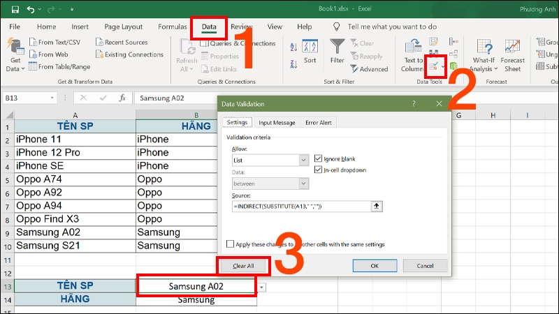 Bật mí cách tạo Drop List trong Excel cực dễ mà dân văn phòng nào cũng nên biết 13