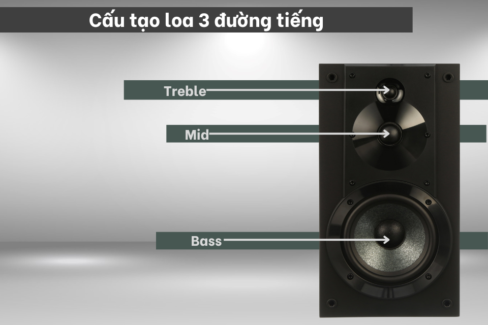 Cấu tạo loa 3 đường tiếng