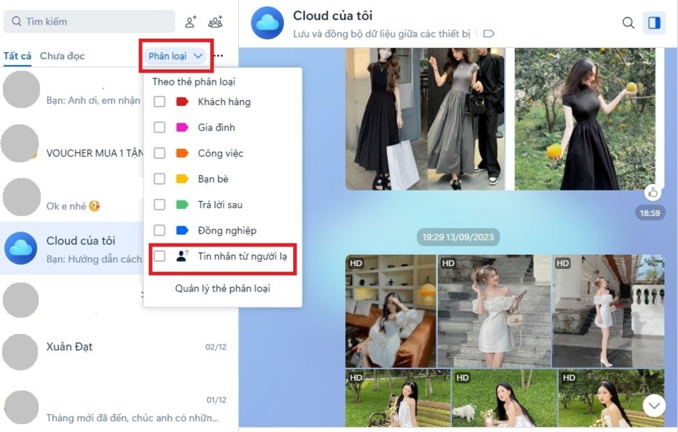 Cách xem tin nhắn người lạ trên Zalo phiên bản mới nhất