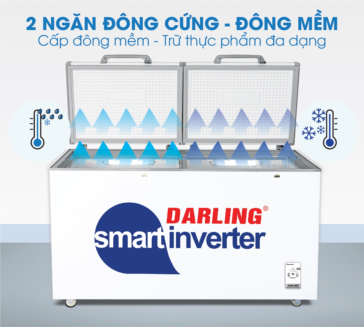 công nghệ trên tủ đông Darling 3