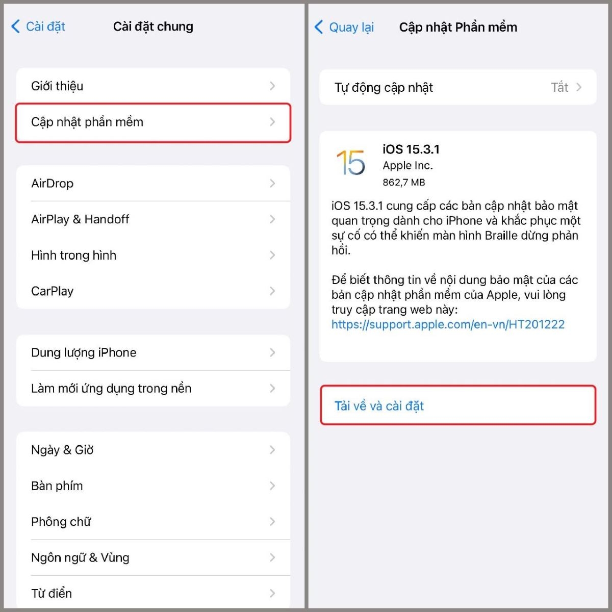 màn hình iPhone bị vàng 12