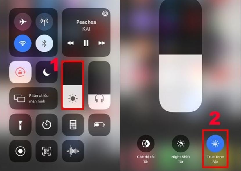 màn hình iPhone bị vàng 9