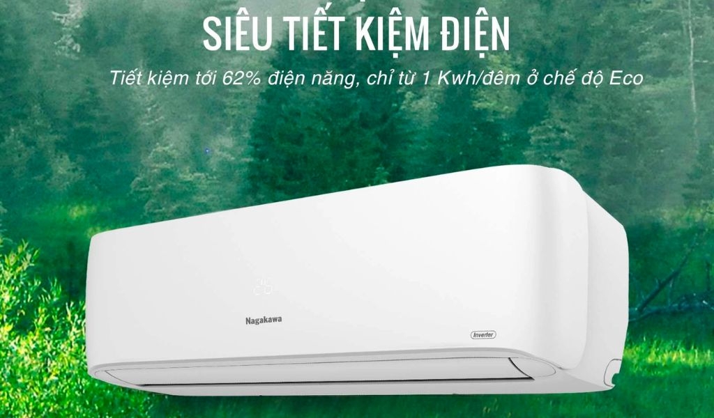 Đánh giá Nagakawa Inverter 1 HP NIS-C09R2T28 về thiết kế, tính năng, ưu nhược điểm 3