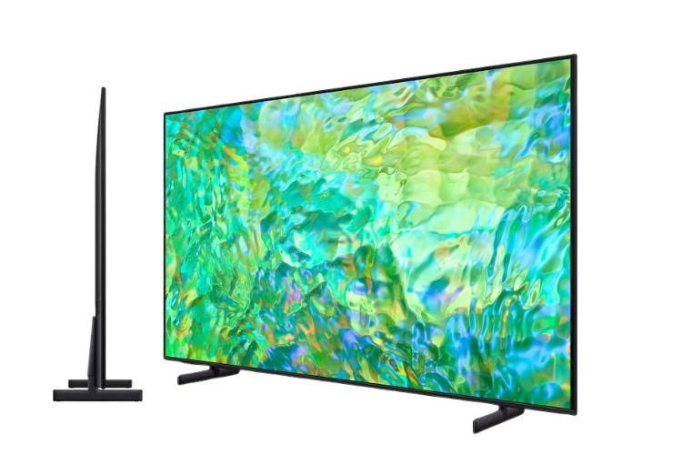 Thiết kế Tivi Samsung CU8000 2023 siêu mỏng nhẹ
