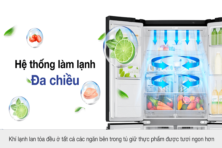 Review tủ lạnh LG Inverter GR-X247MC: Thiết kế hiện đại với nhiều trang bị nổi bật - Hình 6