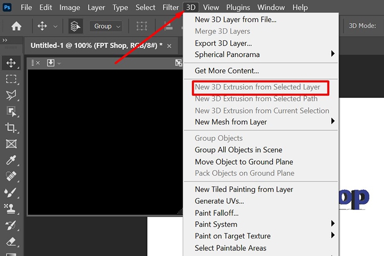 Cách tạo chữ 3D Photoshop đơn giản (hình 11)