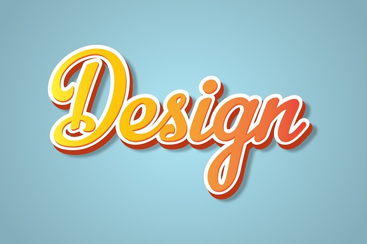 Cách tạo chữ 3D Photoshop đơn giản (hình 2)
