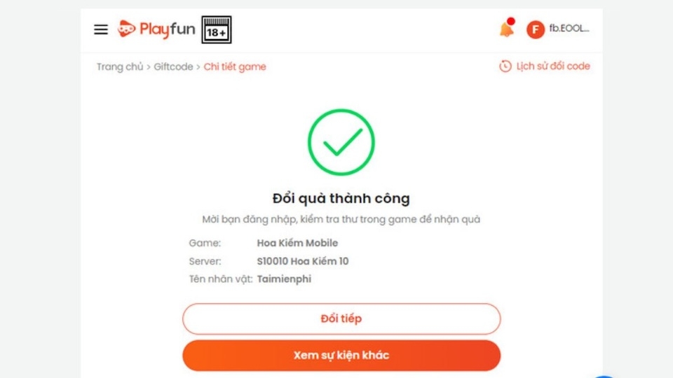 Sở hữu ngay hàng loạt quà tặng hấp dẫn đến từ danh sách code Hoa Kiếm được cập nhật liên tục tháng 11/2023 hình 4