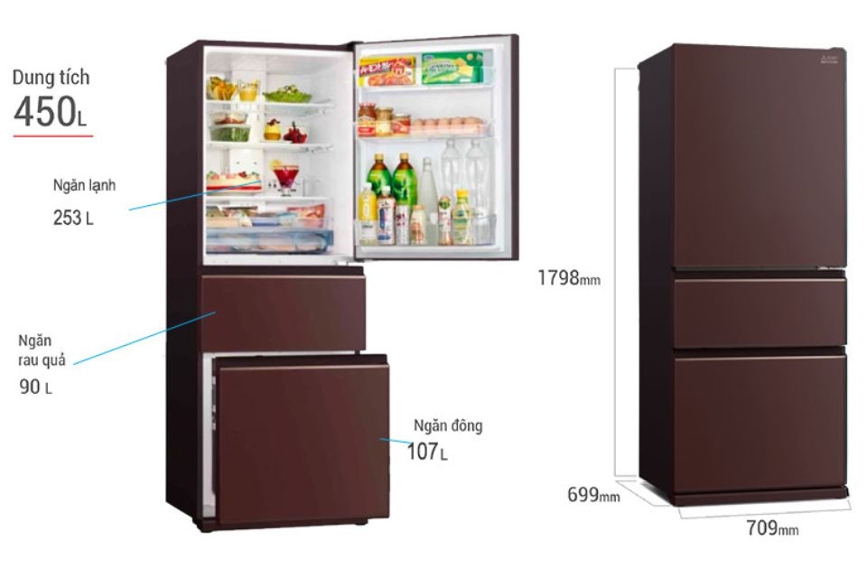 Tủ lạnh 400 - 550 lít