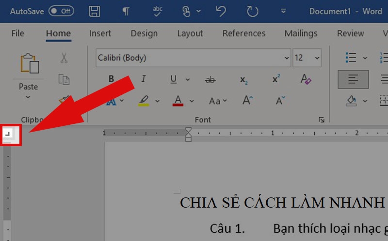 Cách làm phiếu khảo sát Word 8