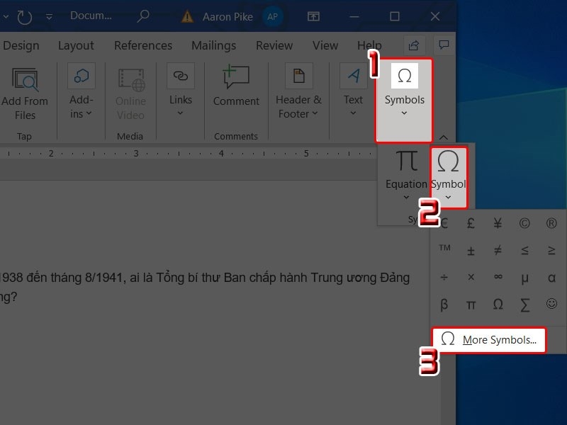 Cách làm trắc nghiệm trên Word cực nhanh và hiệu quả