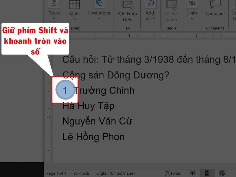 Cách làm trắc nghiệm trên Word cực nhanh và hiệu quả