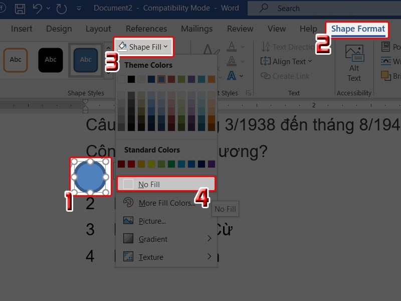 Cách làm trắc nghiệm trên Word cực nhanh và hiệu quả