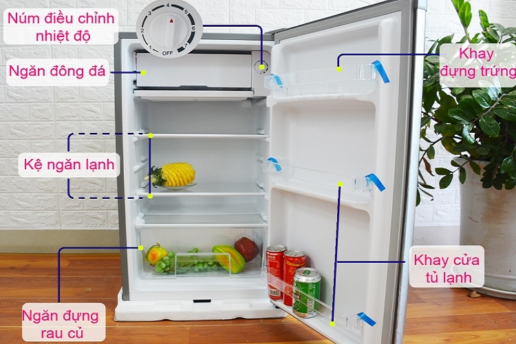 Cấu tạo tủ lạnh mini