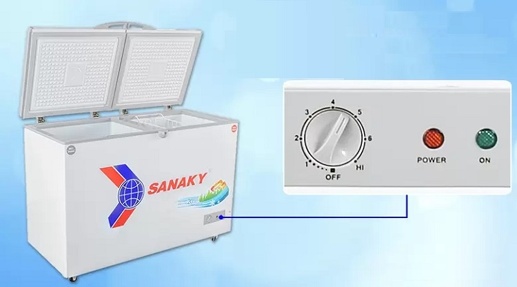 Cách biến tủ đông thành tủ mát với Sanaky