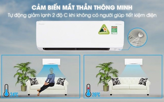 chế độ tiết kiệm điện điều hòa Daikin - ảnh 1