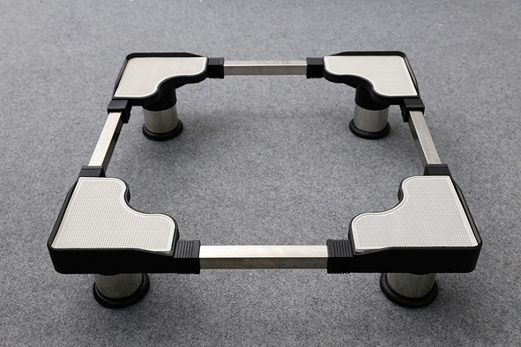 Loại chân đế tủ lạnh được cố định bằng inox