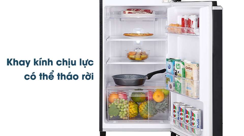 Ngăn mát tủ lạnh chứa nhiều ngăn nhỏ đa dạng