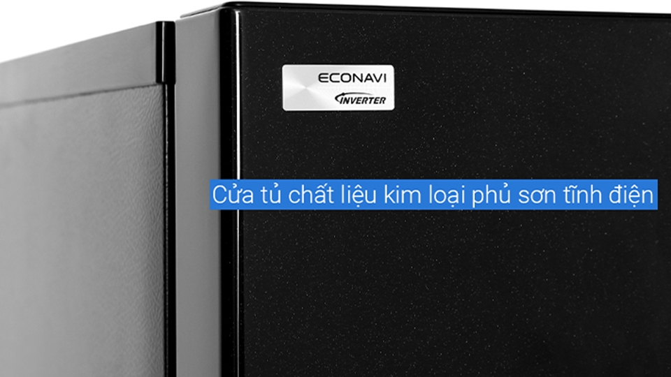 Tủ lạnh có lớp kim loại phủ sơn sang trọng