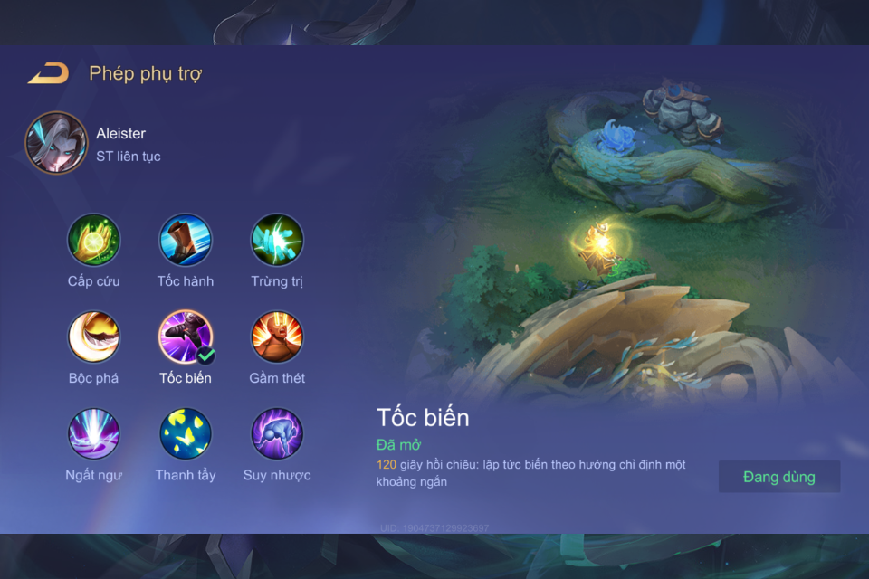 Phép bổ trợ cho Aleister