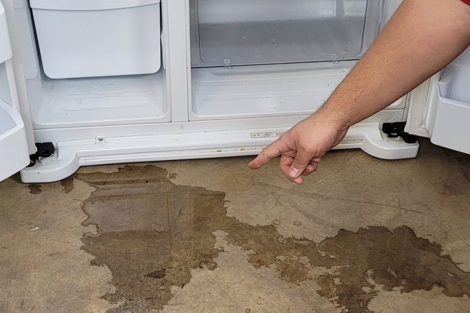 Tủ mát bị rỉ nước