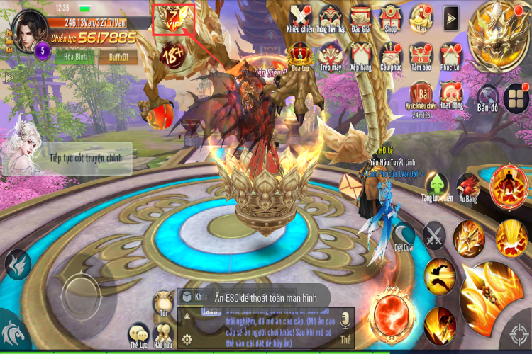Thái cổ thần vương - game 3D nhập vai tru tiên diệt ma khám phá thế giới tiên hiệp cực hấp dẫn - Hình 3