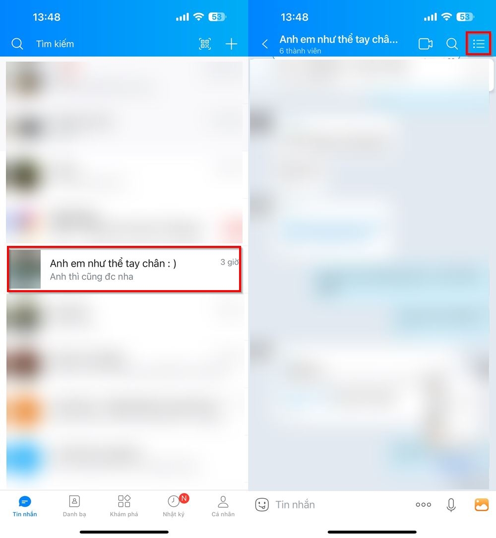 Cách tắt thông báo nhắc tên hoặc tag all trên Zalo 1