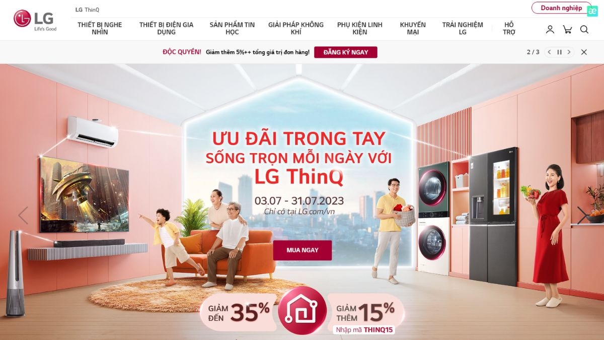 Kích hoạt bảo hành thông qua website