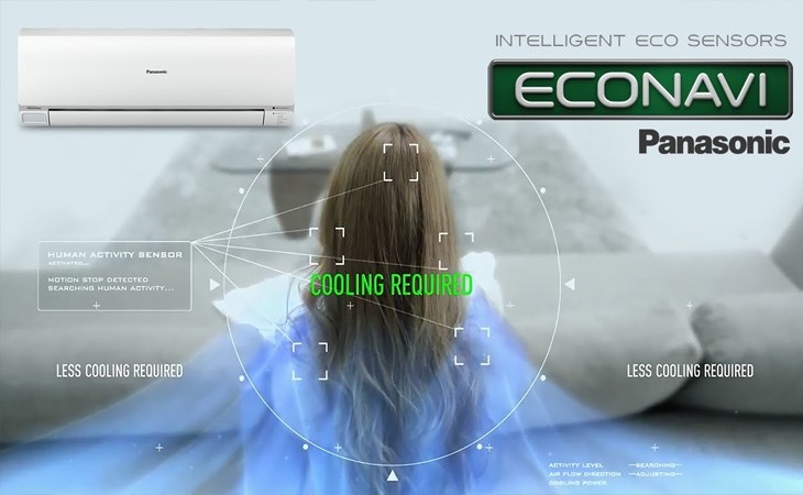 Sự kết hợp giữa cảm biến vị trí và sóng nhiệt độ giúp máy lạnh tỏa nhiệt đều, hiệu quả và tiết kiệm năng lượng