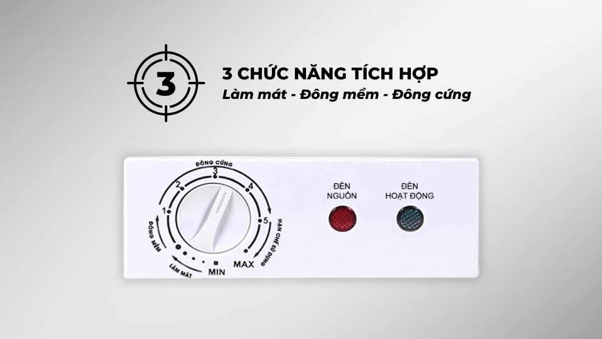Cách chỉnh nhiệt độ tủ đông Sanaky hình 1