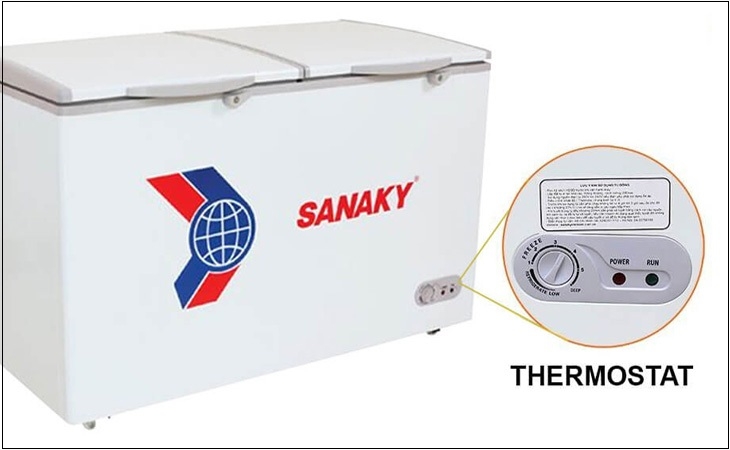 Cách chỉnh nhiệt độ tủ đông Sanaky hình 2