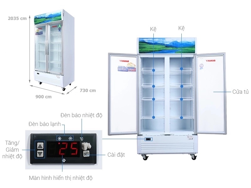 Tham khảo các loại dung tích tủ đông phổ biến hiện nay