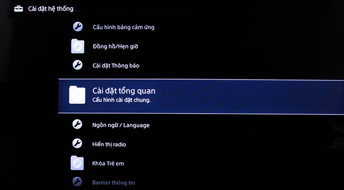 cách khôi phục cài đặt gốc tivi Sony bằng phím cứng - hình 5