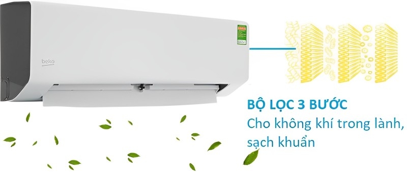 Bộ lọc không khí qua 3 bước đem lại không khí trong lành