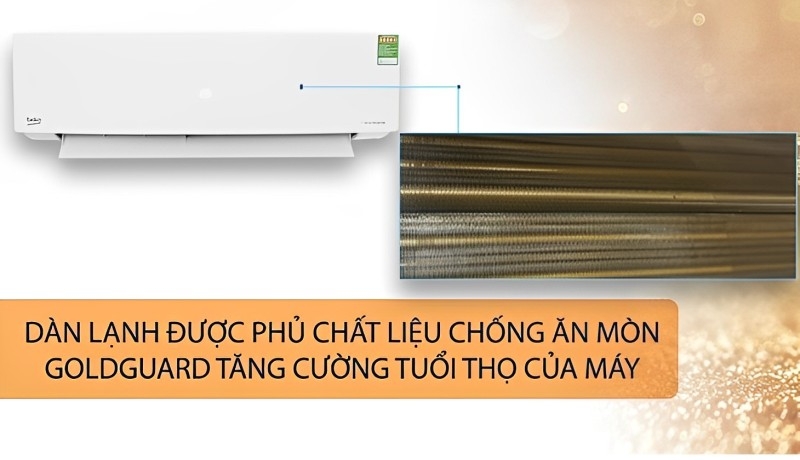 Công nghệ GoldGuard giúp gia tăng độ bền và tuổi đời sử dụng