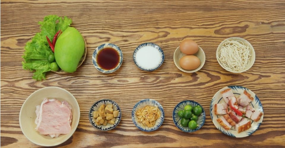 Chuẩn bị nguyên liệu