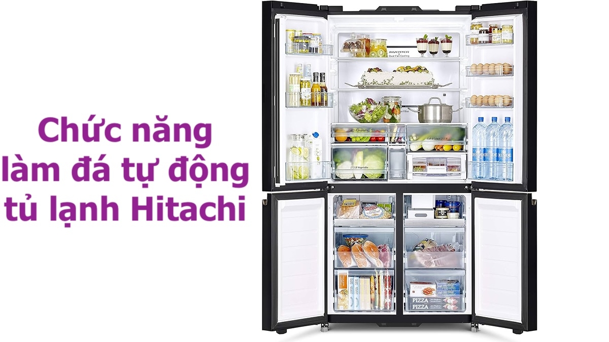 làm đá tự động tủ lạnh Hitachi - hình 1