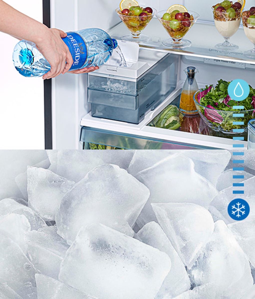 làm đá tự động tủ lạnh Hitachi - hình 2