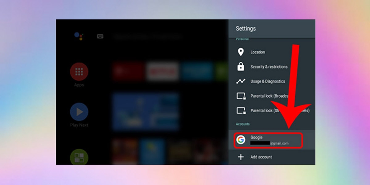 đăng nhập tài khoản Google trên tivi Sony - hình 6
