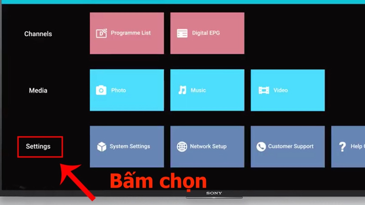 cách khôi phục cài đặt gốc trên smart tivi Sony - hình 3