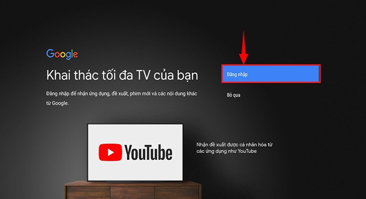 đăng nhập Google trên smart tivi TCL - hình 4
