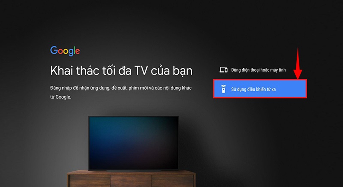 đăng nhập Google trên smart tivi TCL - hình 5