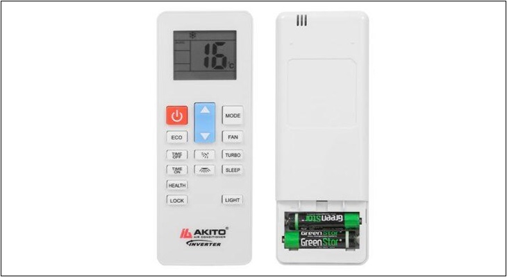 Sử dụng điều khiển điều hoà Akito ở chế độ cơ bản