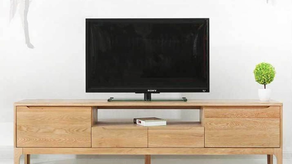 Mẫu kệ tivi bằng gỗ