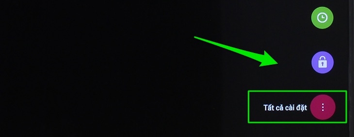 Chọn Tất cả cài đặt