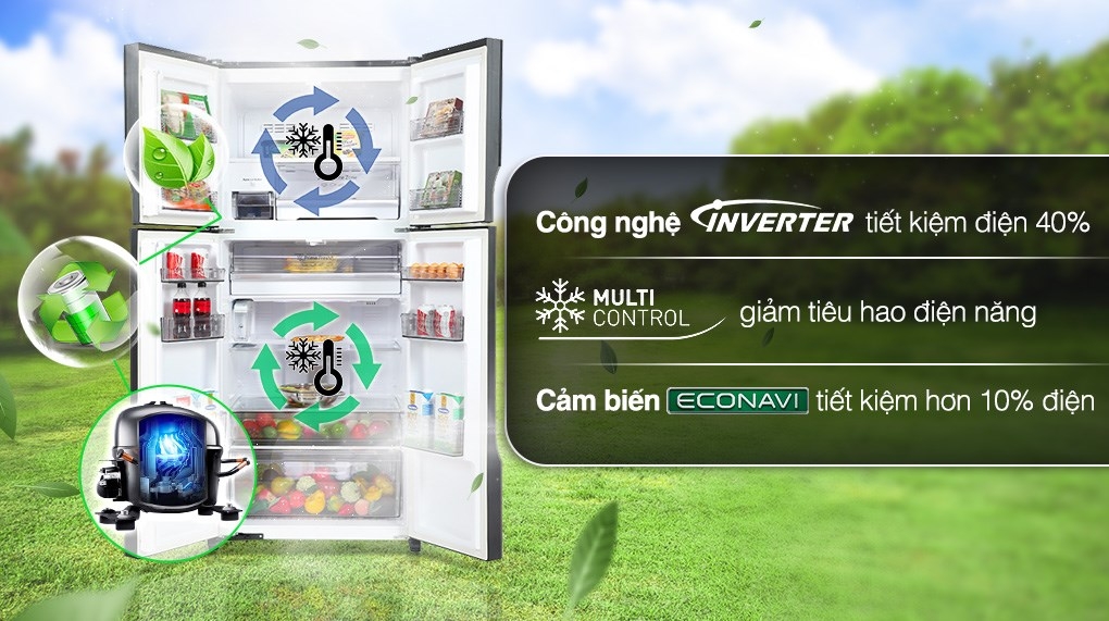 Review tủ lạnh Panasonic NR - DZ601YGKV 4